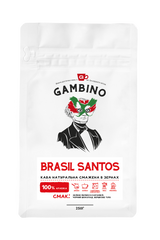 Brasil santos GAMBINO кофе в зернах моносорт 0,25 кг