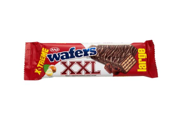 Вафли Wafers XXL с ореховым кремом в шоколаде 55 гр.