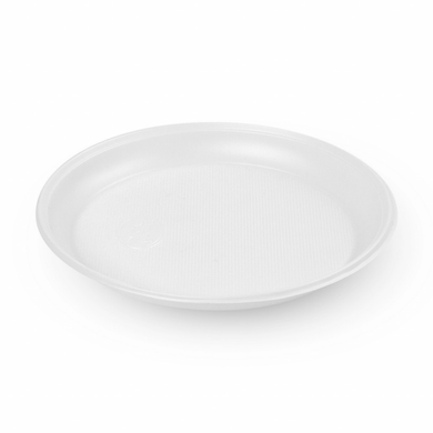 Тарелка десертная 205 мм белая (100 шт)