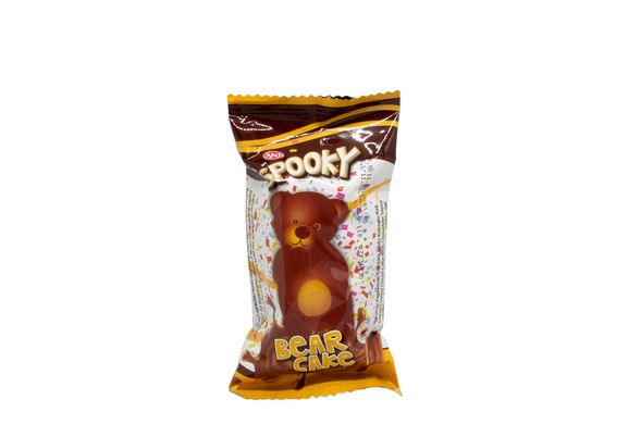 Кекс SPOOKY BEAR с шоколадным кремом в шоколаде 55 гр