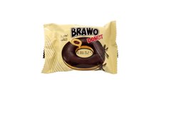 Кекс BRAWO DONUT з начинкою какао в шоколаді 50 гр.