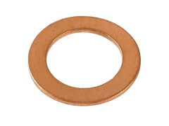 Шайба медная плоская жиклера Cimbali/La Marzocco/Sanremo D 14 mm d 10 mm H 1 mm (8C9)