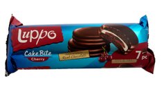 Кекс «Luppo » з какао та маршмеллоу та вишневою начинкою у мол. шоколаді 182 г