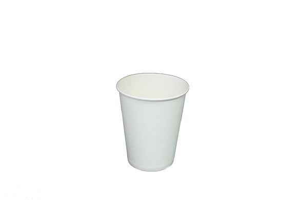 175 мл. стакан одношаровий білий (50 шт/рук) 40 рук/ящ,2000 шт/ящ,Кр-69