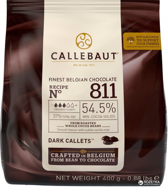 Шоколад Callebaut "Темный 54,5%" (400 г)