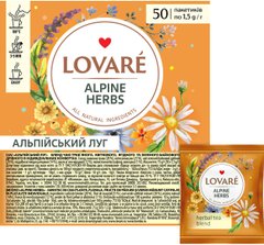 Чай lovare "Альпийские травы" пакетированный (50 * 1,5 г)