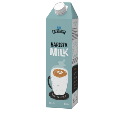 Молоко Бариста 2,5%, 1 л ТМ "Галичина"