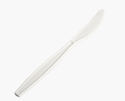 Нож белый 16,5 см (100 шт)