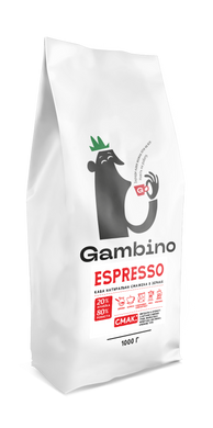 Espresso GAMBINO кофе в зернах бленд 1 кг, Зерно