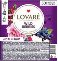 Чай lovare "Дикая ягода" пакетированный (50 * 1,5 г)