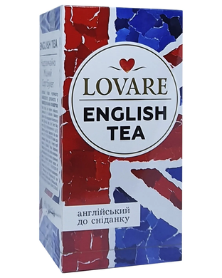 Чай lovare "English tee" пакетированный (24 * 2 г)
