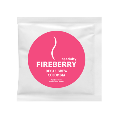 Colombia Decaf FIREBERRY кофе дрип пакет 0,012 кг