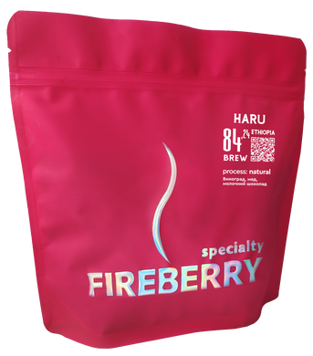 Ethiopia Haru BREW FIREBERRY кофе в зернах моносорт 0,25 кг