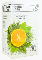 Чай Hello teа"Апельсин-розмарин" пакетований (20*2 г)