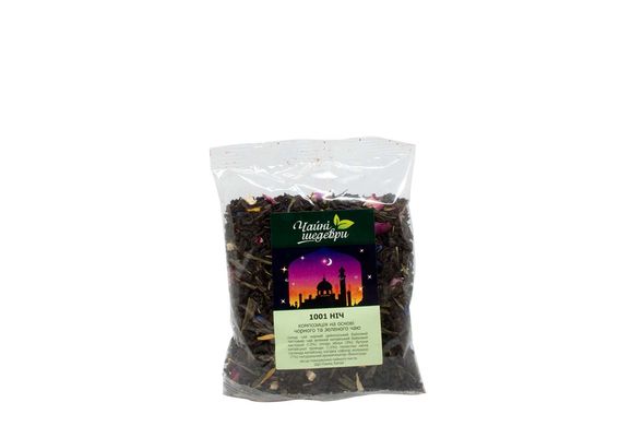 Чай Чайные шедевры заварной "1001 ночь" композиция на основе черного чая (100 гр)