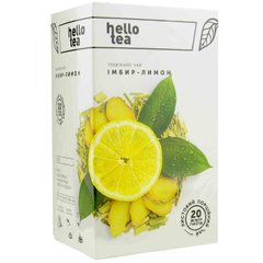 Чай Hello teа "Имбирь-лимон" пакетированный (20 * 2 г)