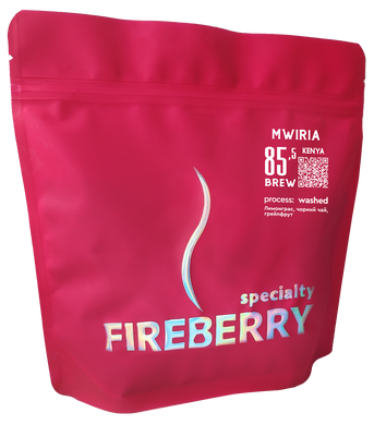Kenya Mwiria BREW FIREBERRY кава в зернах 0,25 кг