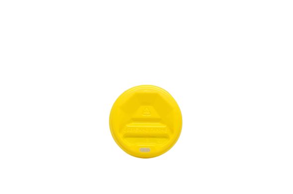 79 мм КВ Желтая крышка для бумажного стакана (50 шт)