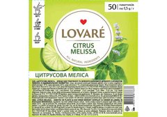 Чай lovare "Citrus melissa" пакетированный (50*1.5 г)