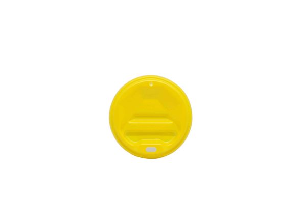 90 мм КВ Жовта кришка для паперового стакана (50 шт)