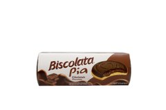 Печиво "Biscolata Pia Сhocolate" з шоколадним кремом та чорним шоколадом 100г