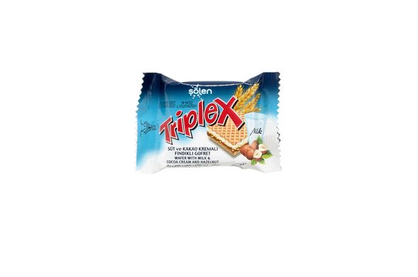 Вафли «Тriplex» с молоком и какао кремом и фундуком 20г